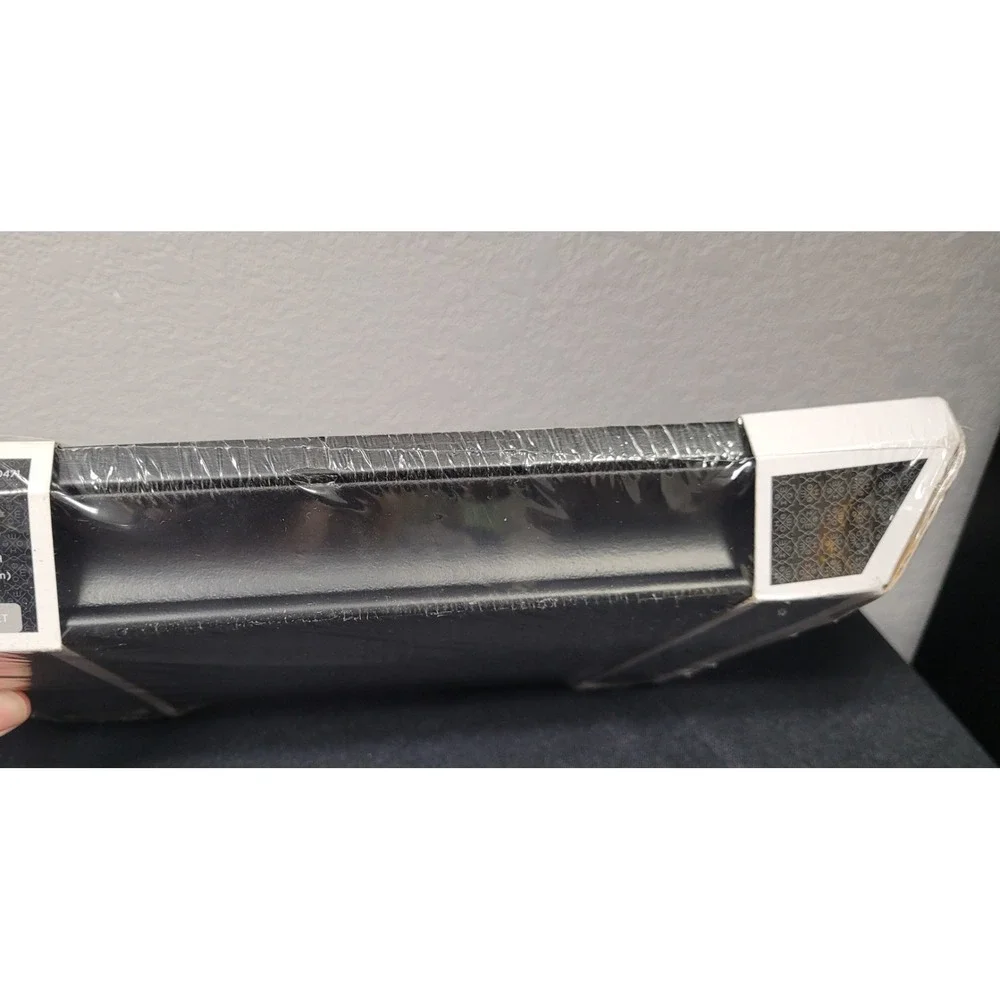 Home Black Finished Floating Wall Shelf 12 in L x 7.75 in W x 1.75 in H New